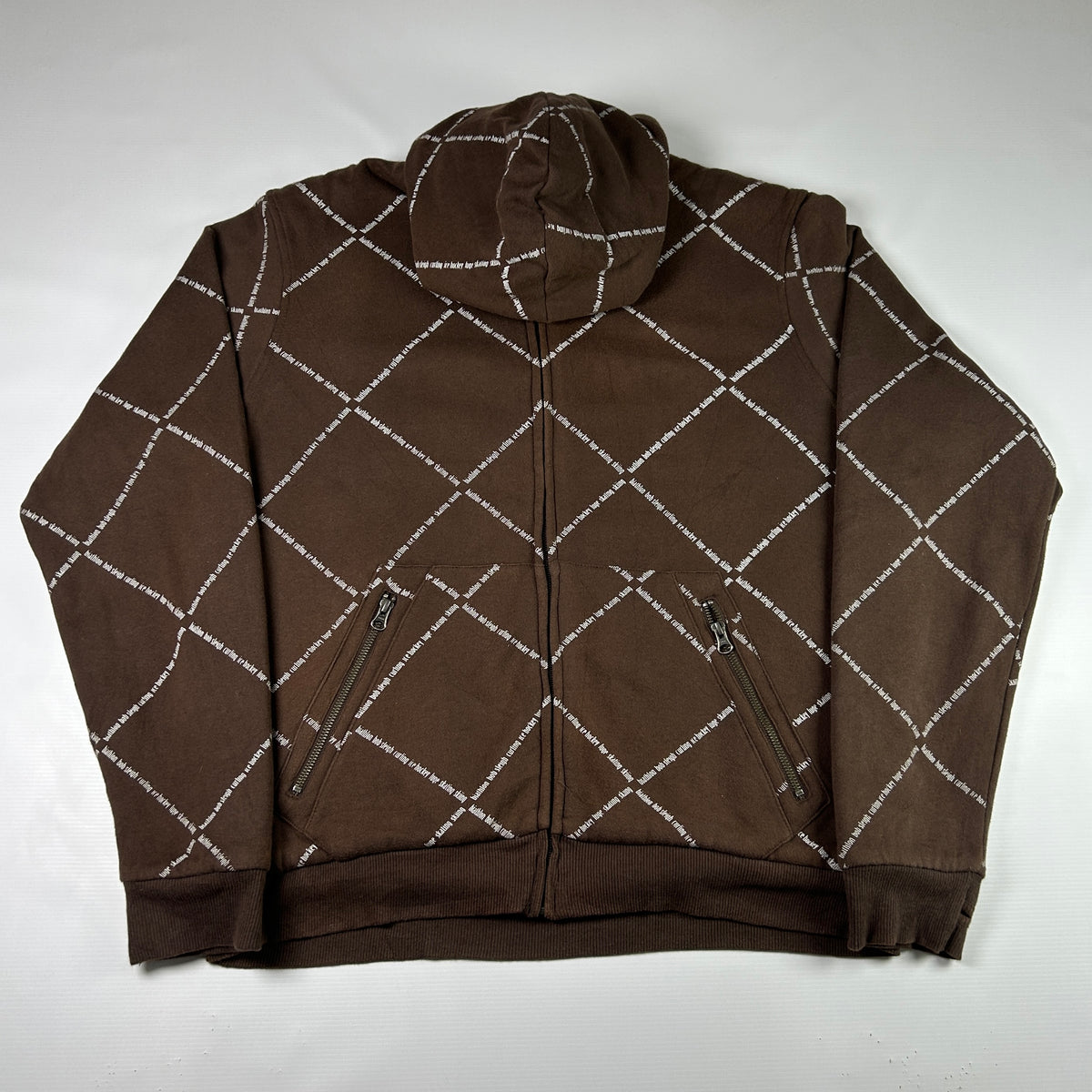 M - 2010's Canadian Olympic Team Brown Fleece Zip-Up Hoodie