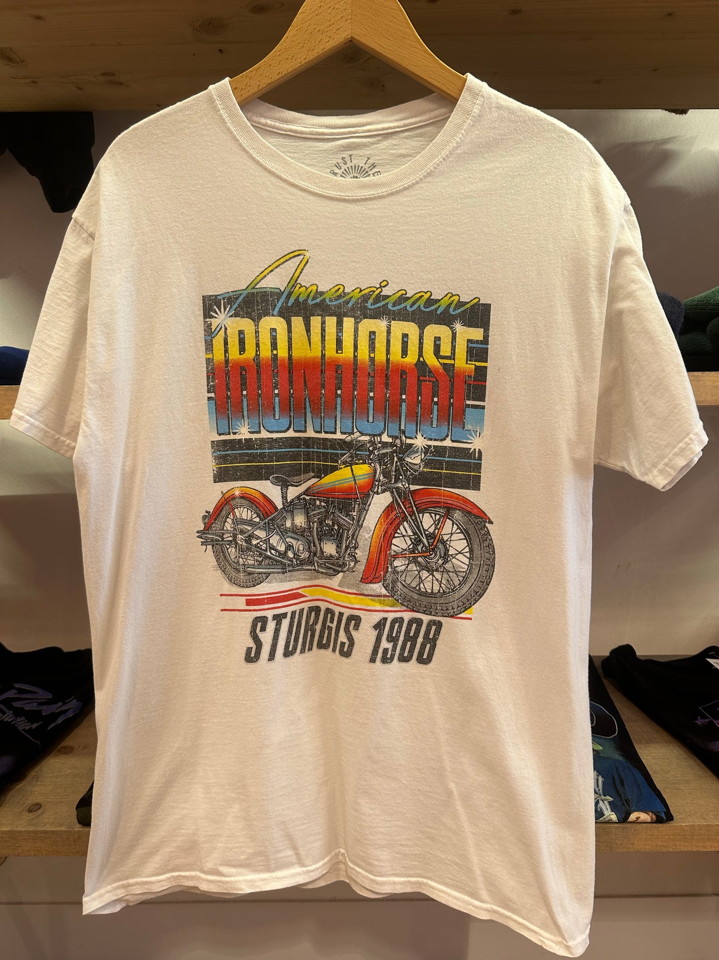 L - American Ironhorse Sturgis 1988 Graphic T-Shirt