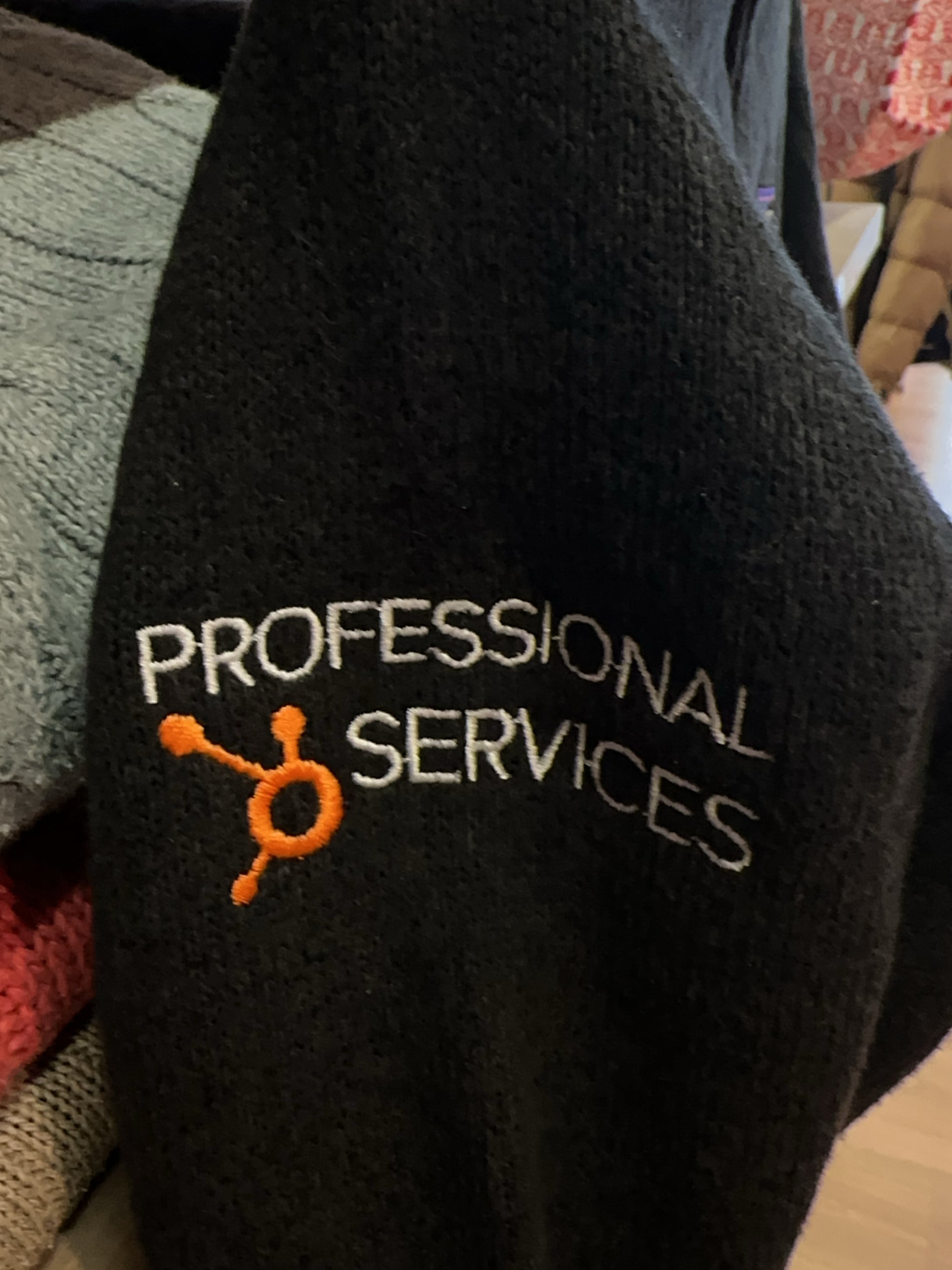Patagonia HubSpot Professional Services Black 1/4-Zip Fleece - M