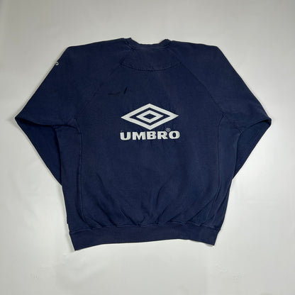 XL - Vintage 1990's Umbro Navy Crewneck Sweatshirt