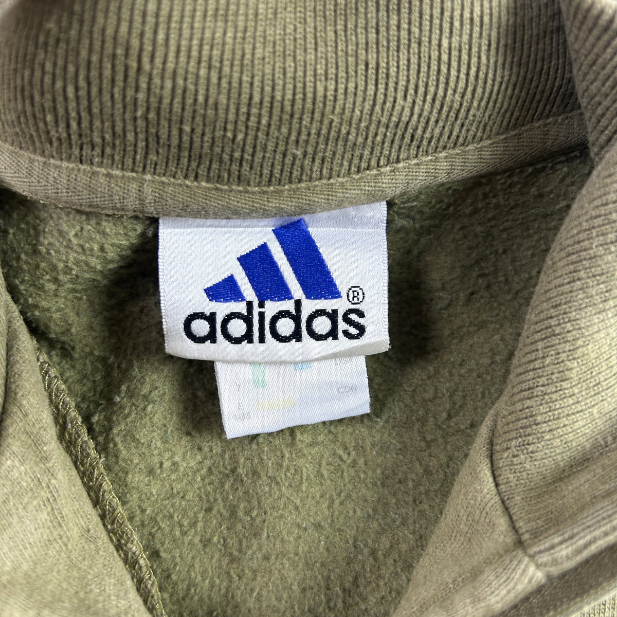 XL - Vintage 1990's Adidas Quarterzip