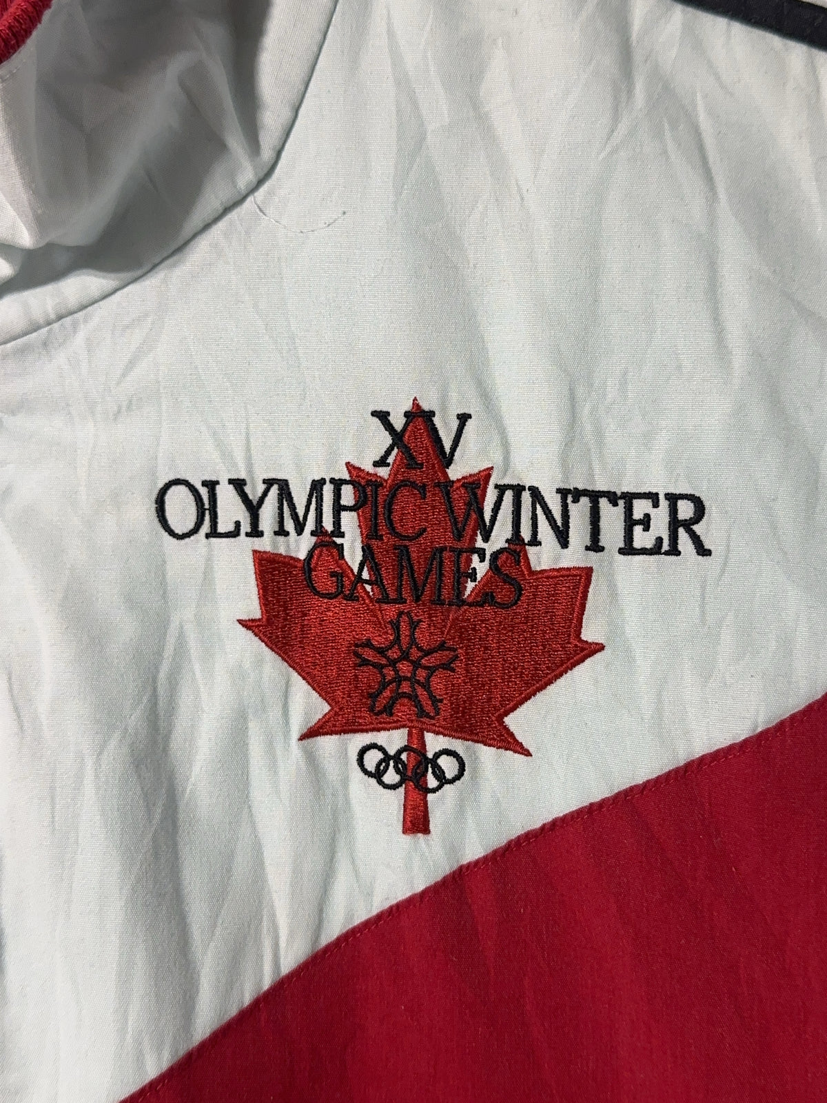 L - Vintage 1990's Adidas Adidas Calgary 1988 XV Winter Olympic Games Jacket