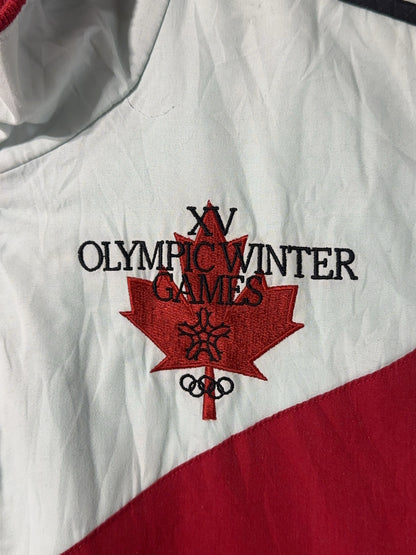 L - Vintage 1990's Adidas Adidas Calgary 1988 XV Winter Olympic Games Jacket