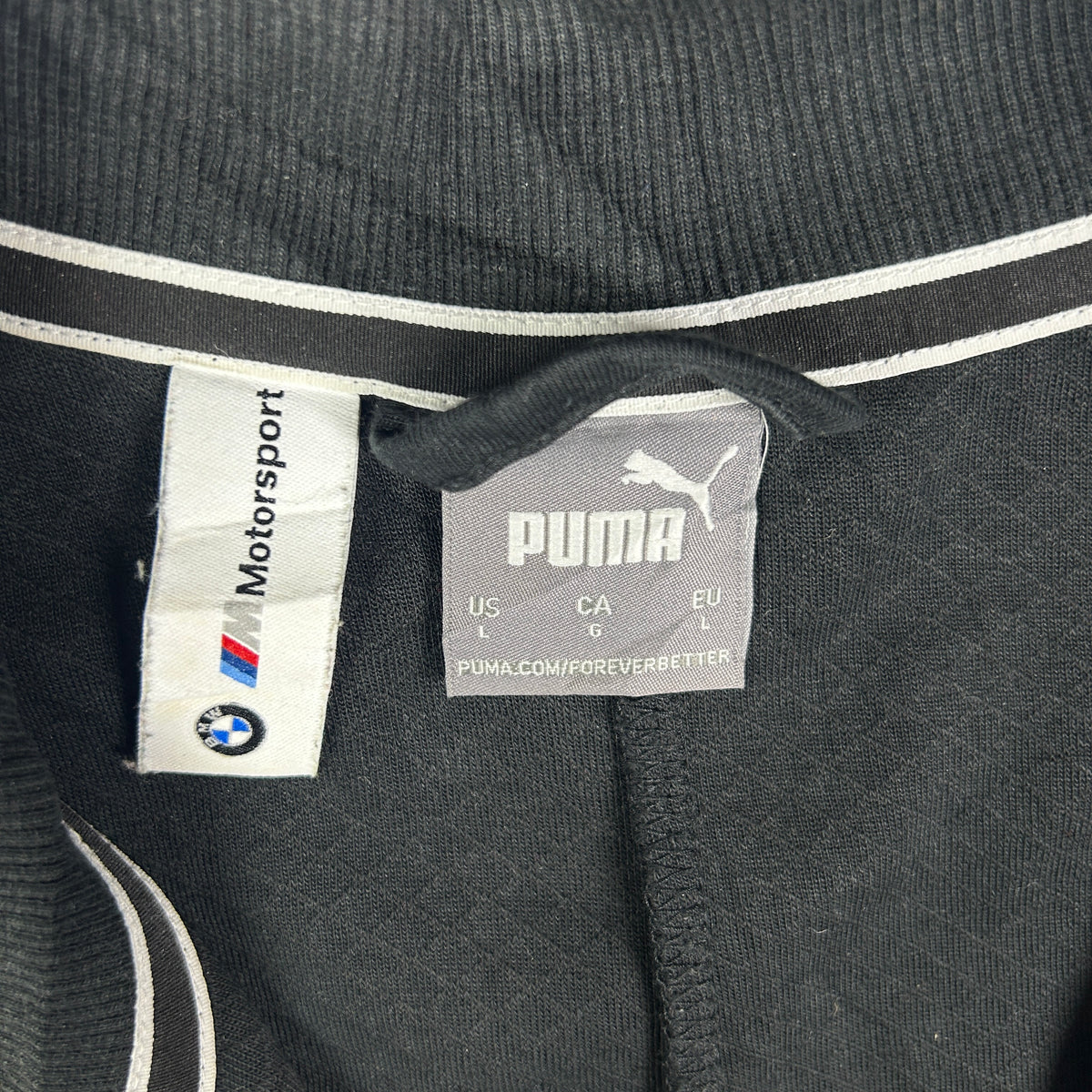 L - Vintage 2010's BMW M Motorsport Puma Zip Track Jacket