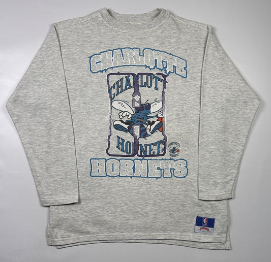 M - 1990's American Sports (NBA) Nutmeg Charlotte Hornets Longsleeve