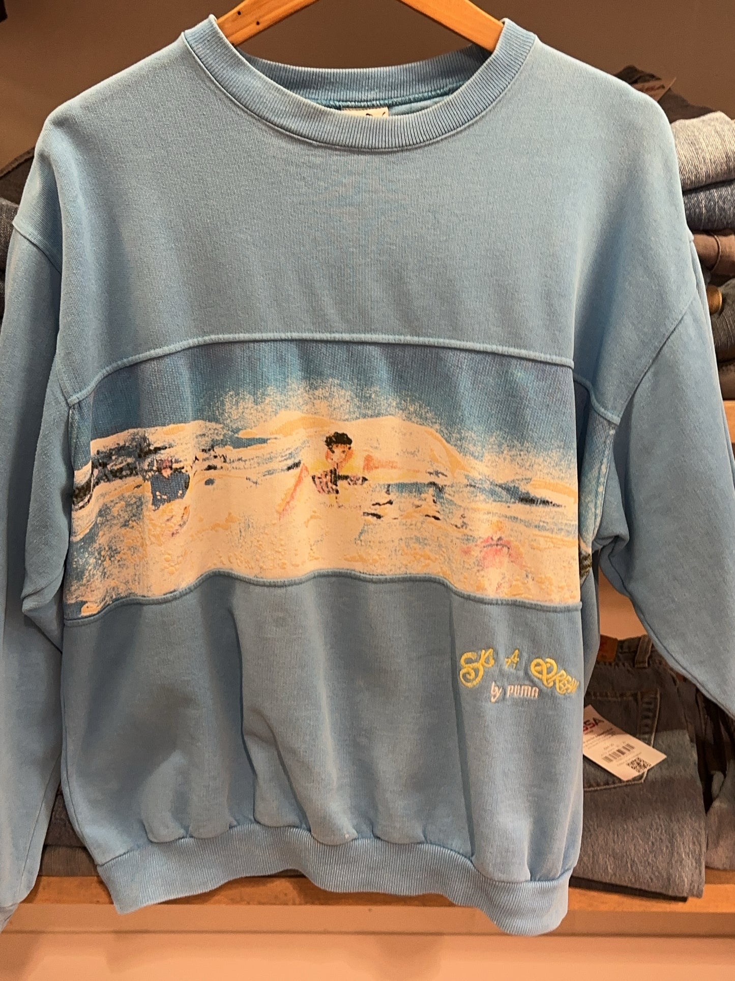 S - 1990's Puma Graphic Ski Crewneck Sweatshirt