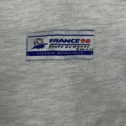 XXS - France 1998 Adidas Coupe du Monde Gray Sweatshirt