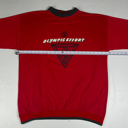 M - Vintage 1980's Olympic Effort Hockey Sweatshirt
