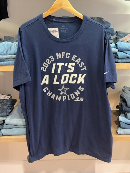 XXL - Nike Dallas Cowboys 2023 NFC East Champions T-shirt