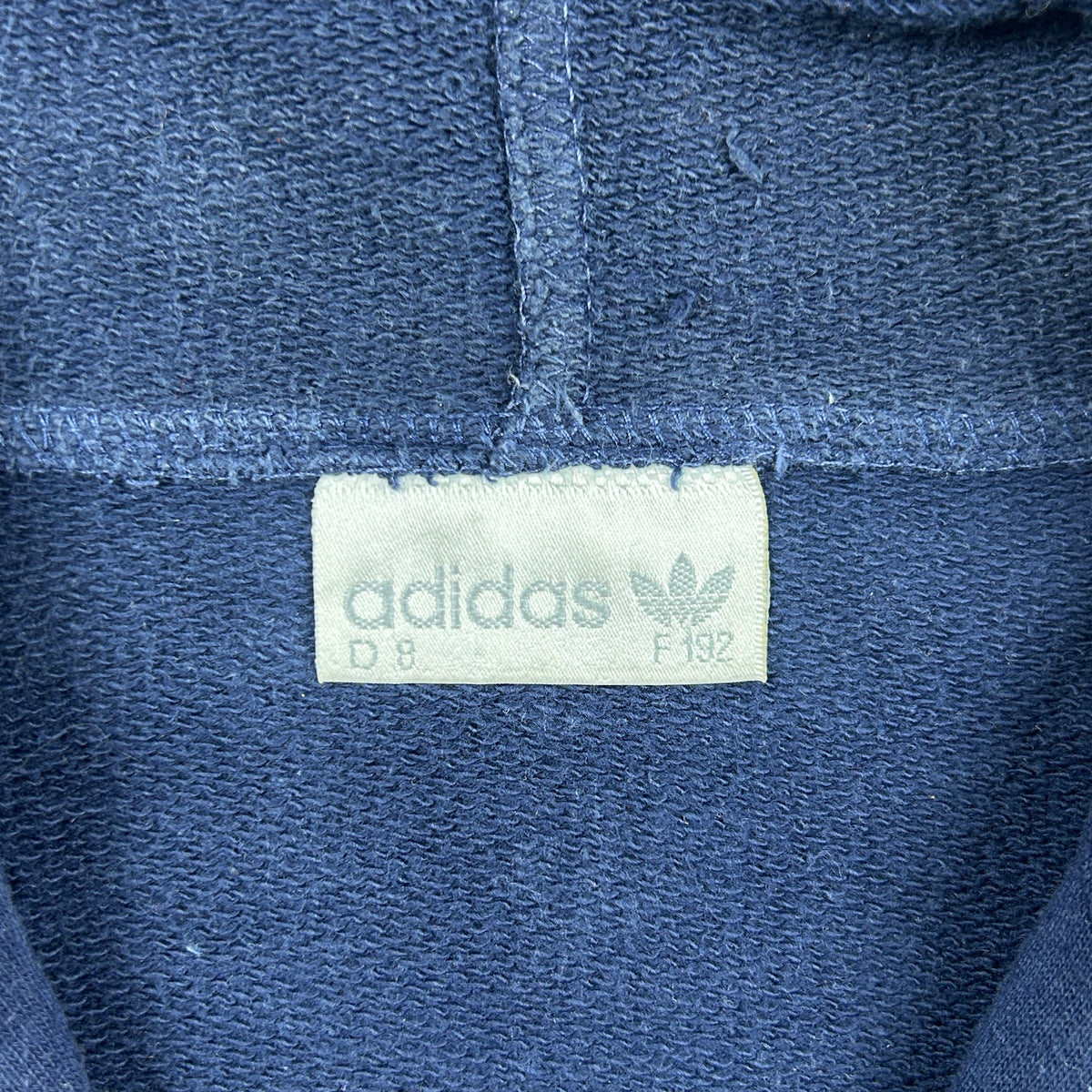XXL - 1990's Adidas Navy Zip-Up Hoodie