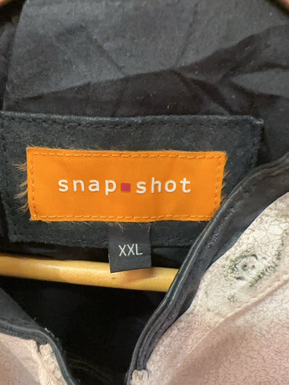 XXL - Vintage 2000's Snapshot Jacket Follow Me I’m Famous Motordream Leather