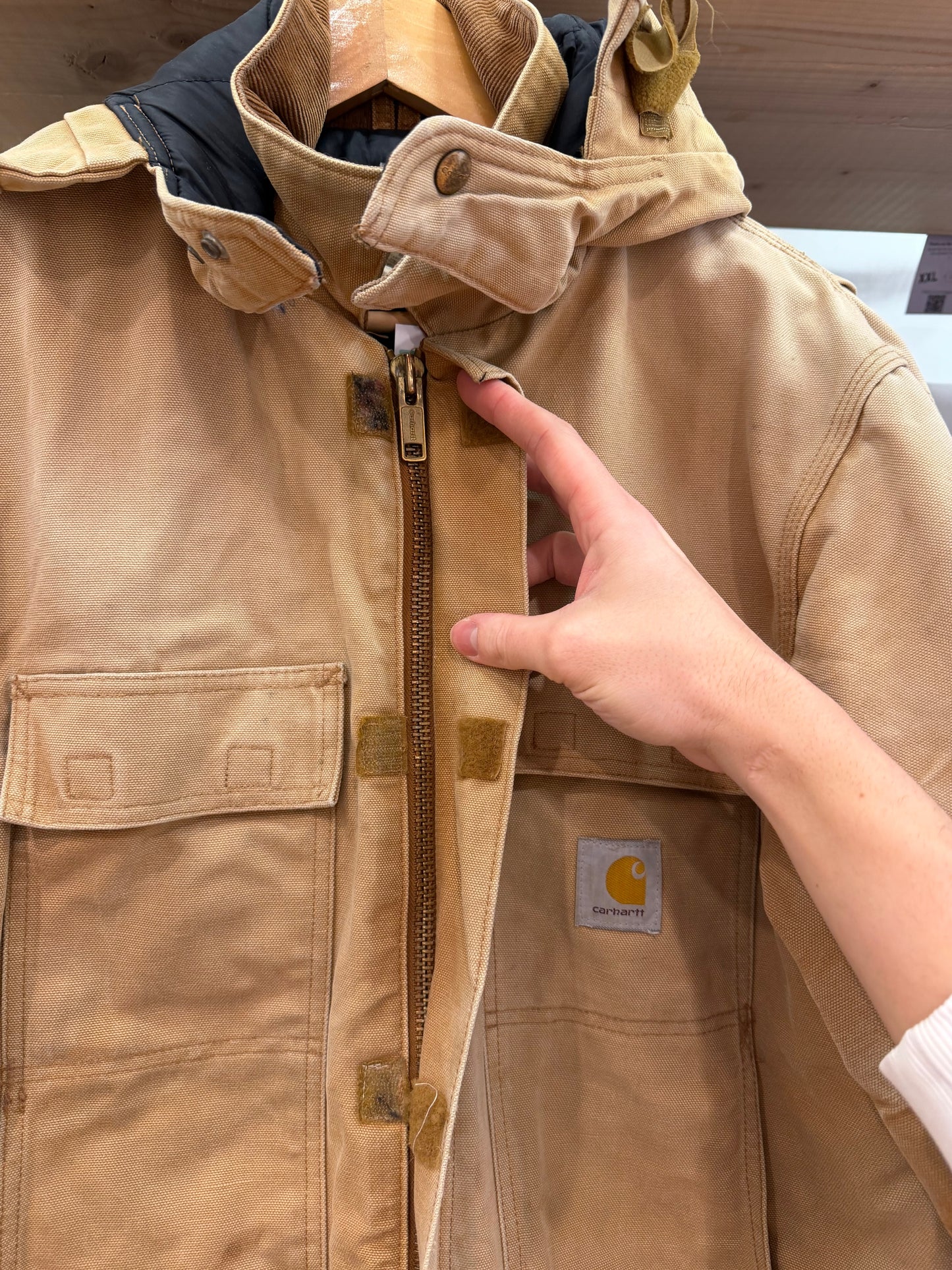 Vintage Carhartt C03 BRN Size 40 Jacket (M)