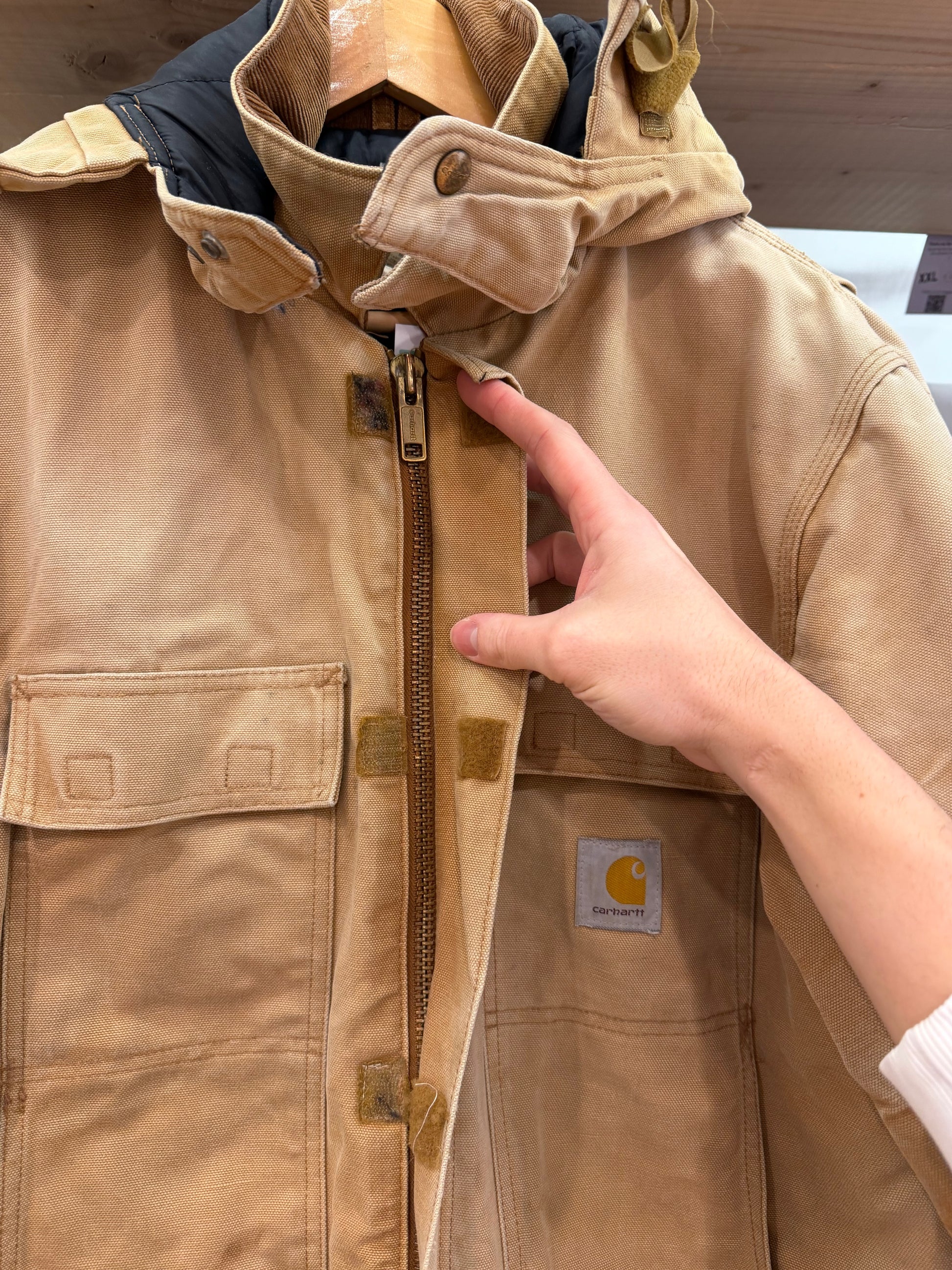 Vintage Carhartt C03 BRN Size 40 Jacket (M)