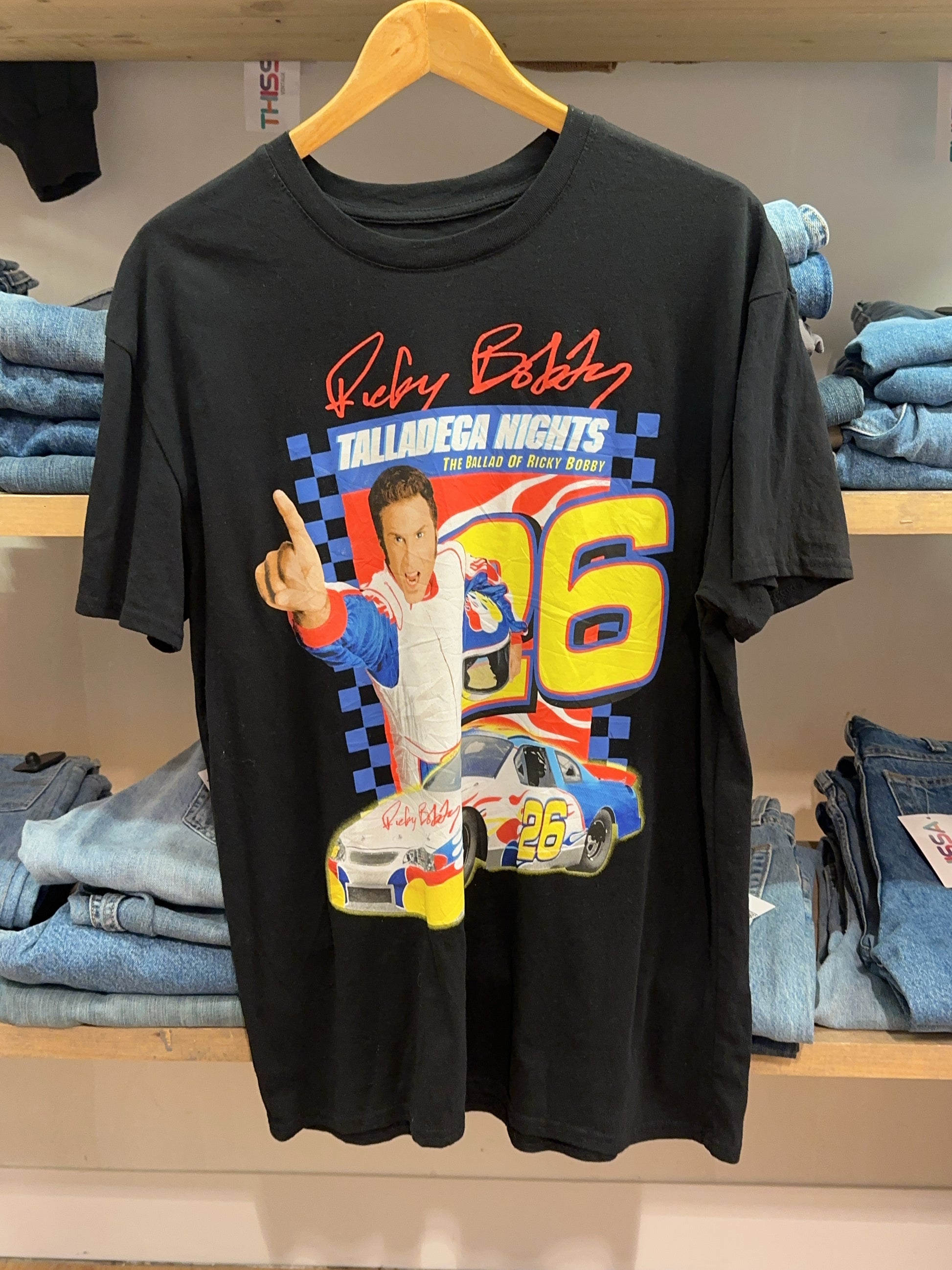 L - Talladega Nights Ricky Bobby Graphic T-Shirt