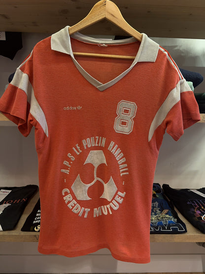 1970s APS Le Pouzin Handball Adidas Football Shirt 8 - M