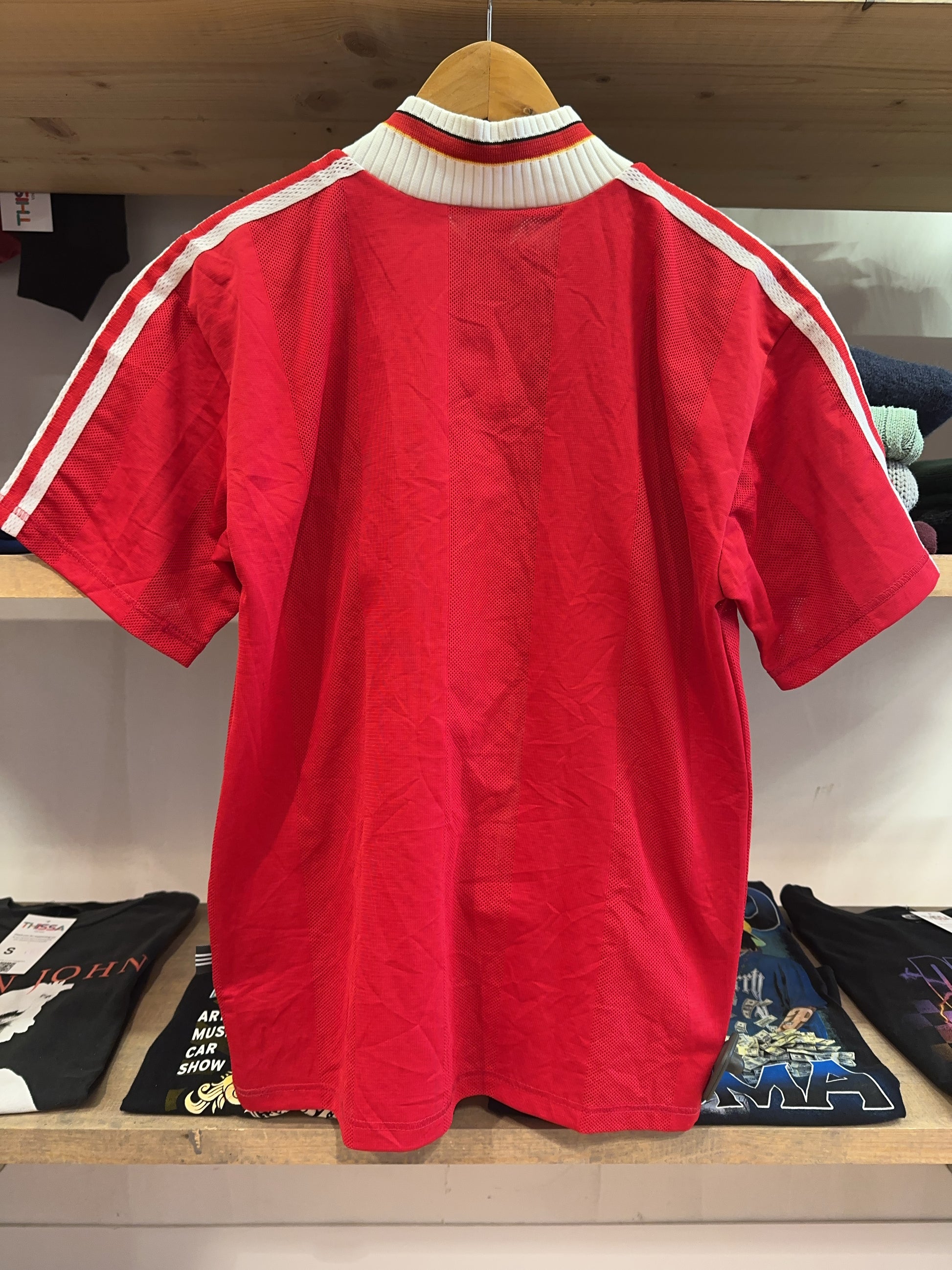 1995-1996 Liverpool FC Adidas Home Football Shirt - S
