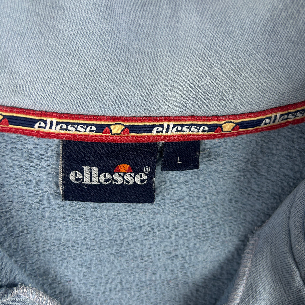 L - Vintage 1990's Ellesse Quarterzip