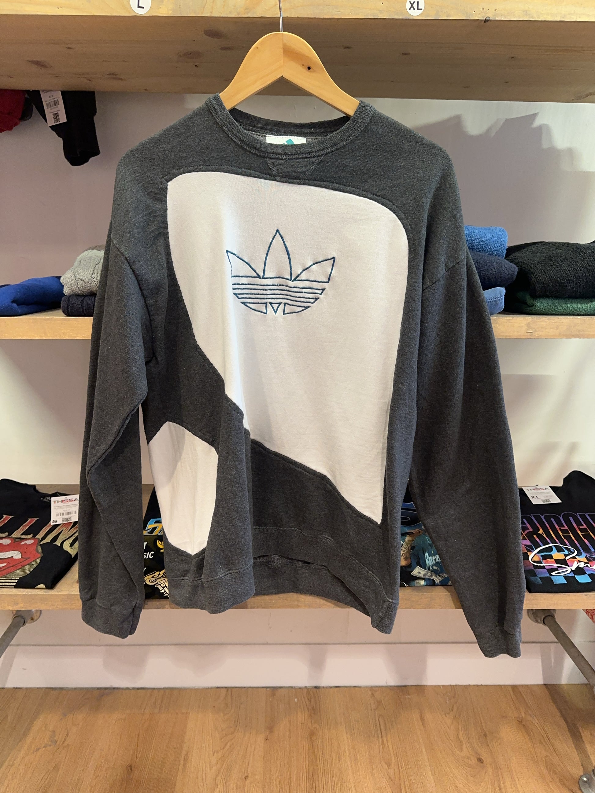 Vintage 1990's Adidas Reworked Sweatshirt - S