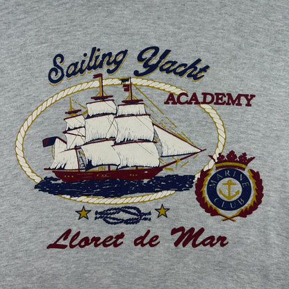 L - Vintage 1990's Lloret De Mar Sailing Yacht Academy Graphic Sweatshirt