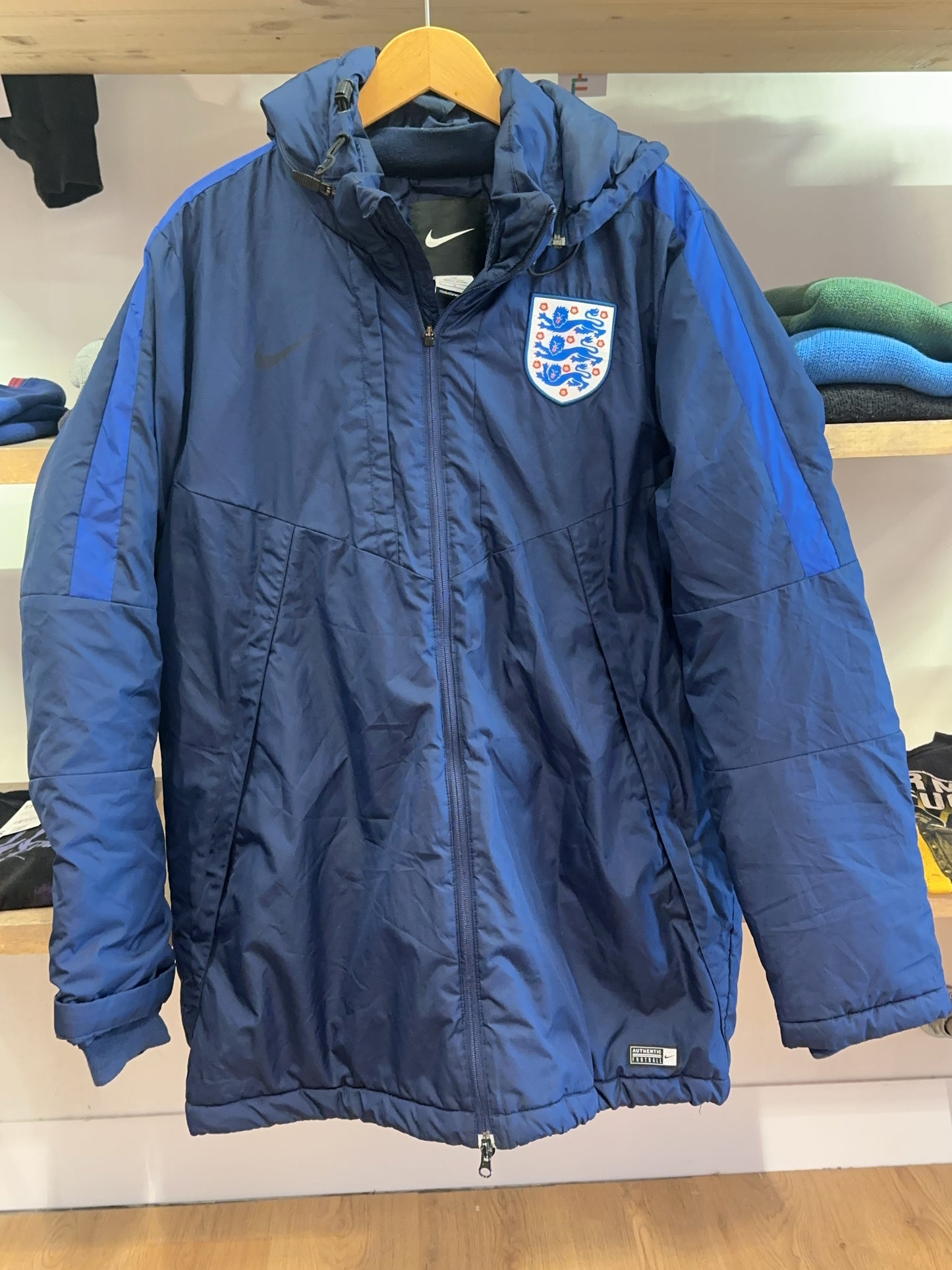 L - 2016-17 England Padded Bench Coach Nike Jacket