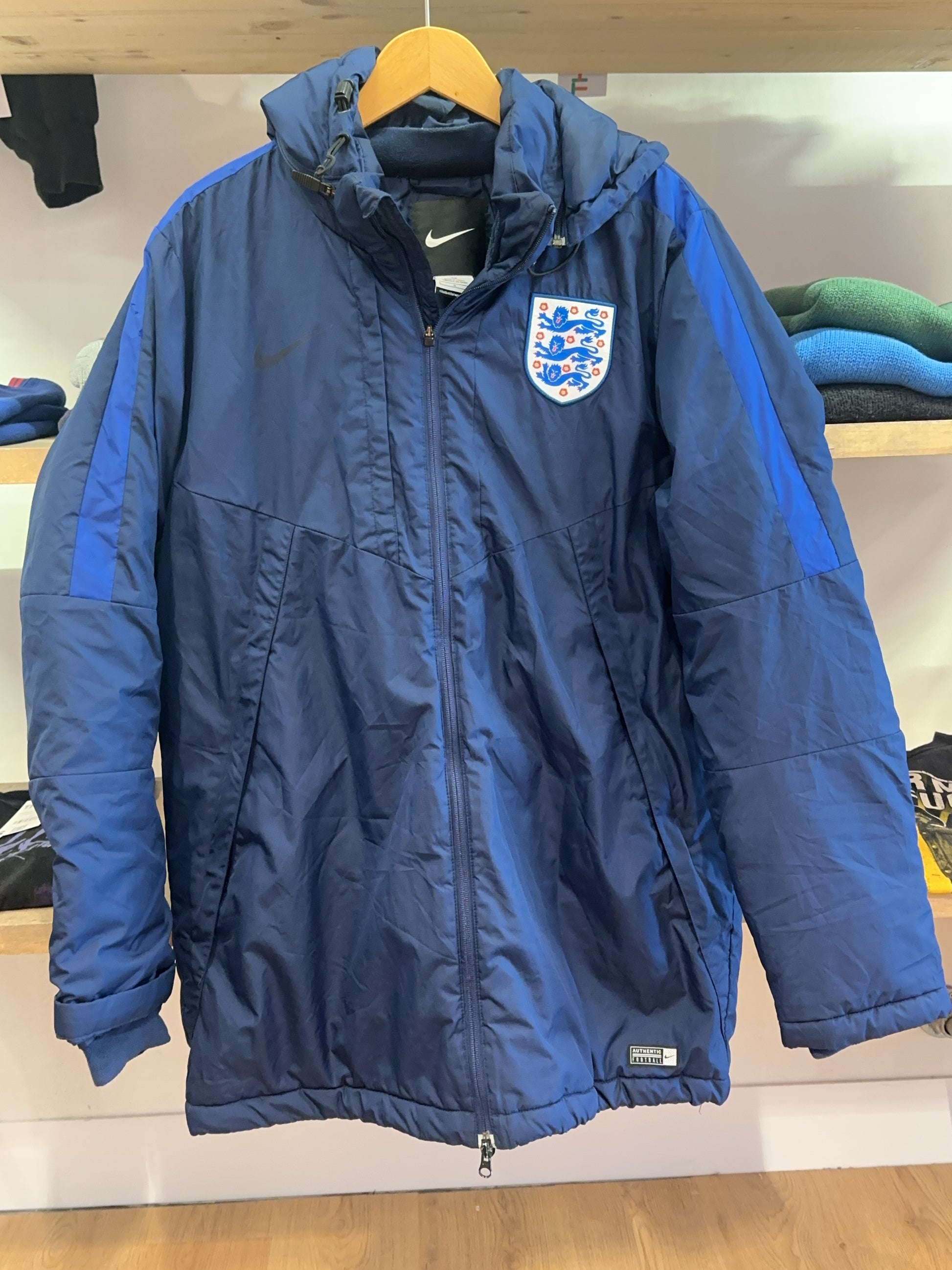 L - 2016-17 England Padded Bench Coach Nike Jacket