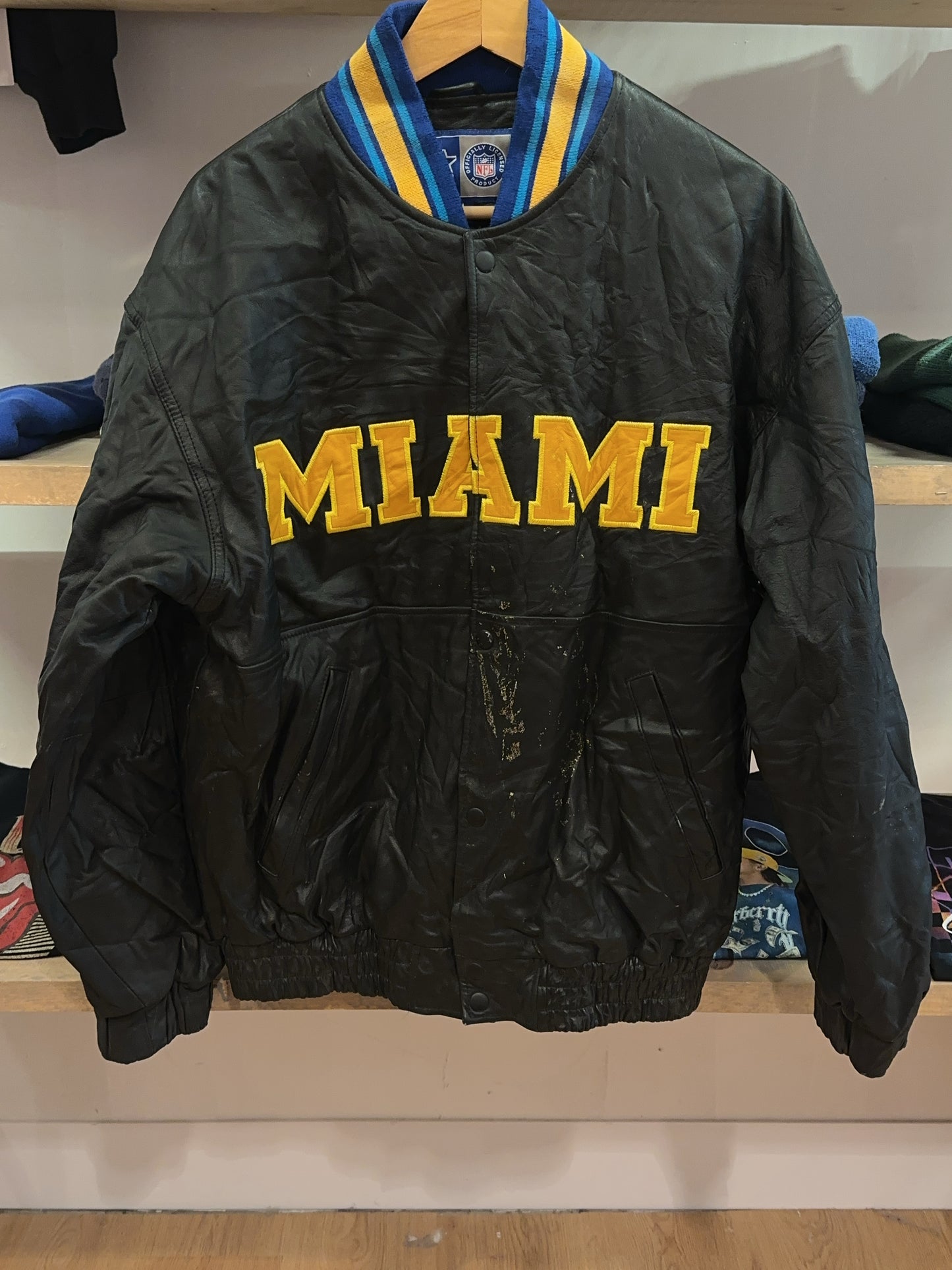 M - Vintage 1999 Miami Dolphins Starter NFL Satin Jacket