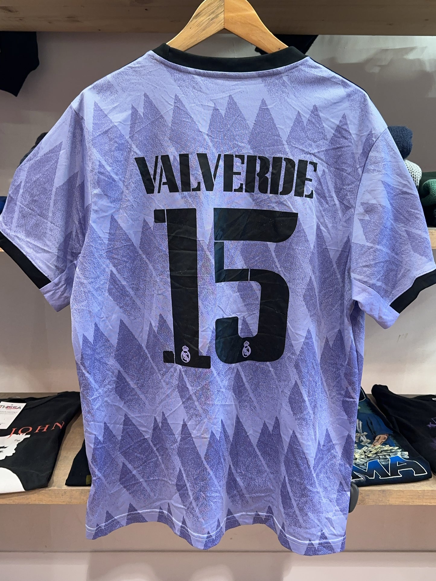 2023-2024 Real Madrid Away Jersey Valverde #15