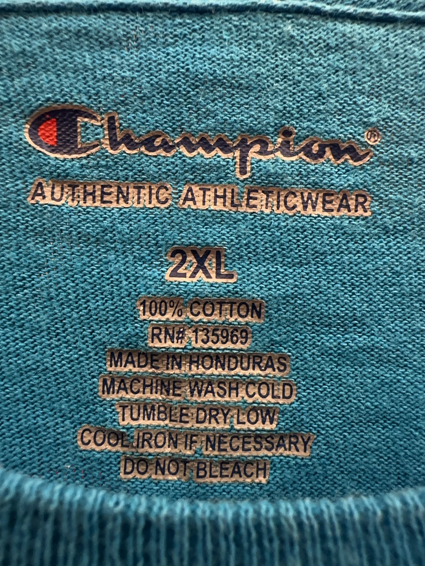 Champion Blue Logo T-Shirt 2XL