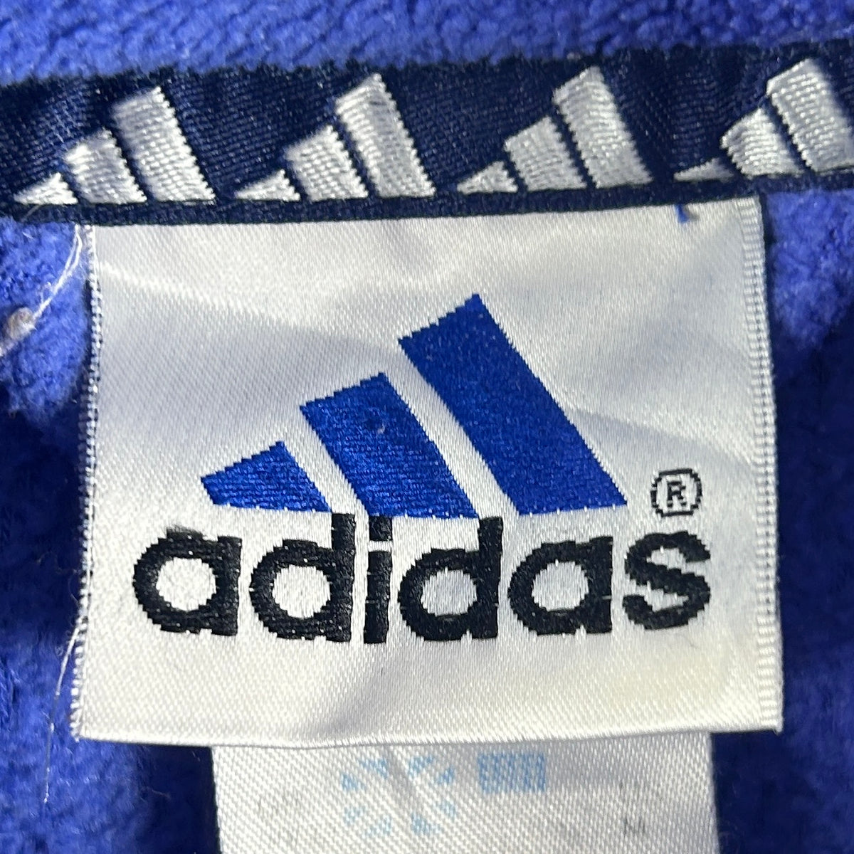 S - 1990's Adidas Fleece Full-Zip