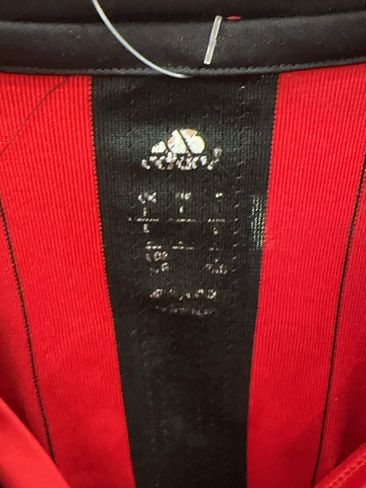 2013-14 AC Milan Adidas Home Football Shirt El Shaarawy 92 - L