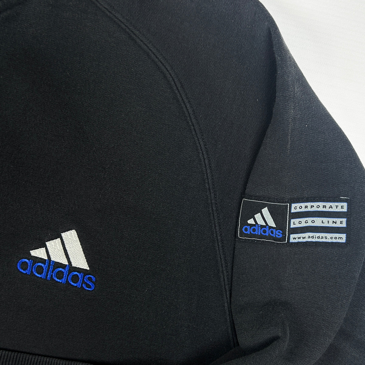 XL - Vintage 1990's Adidas Quarterzip