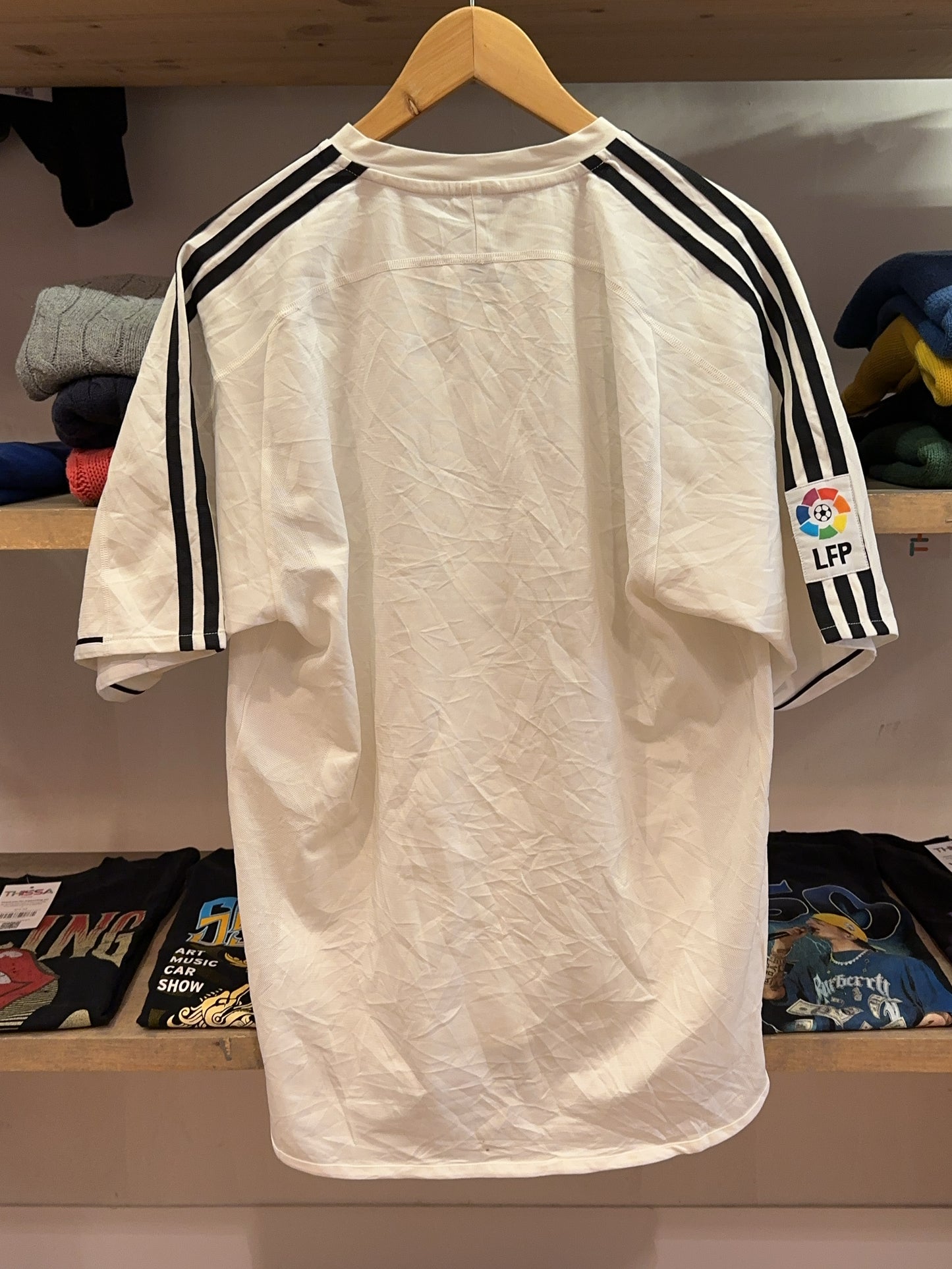 2003-2004 Real Madrid Adidas Home Football Shirt - M