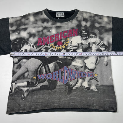 S - American Football 1990's Graphic Long Sleeve T-Shirt