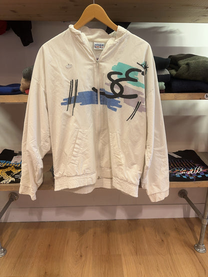 Vintage 1980's Stefan Edberg Tennis Adidas Jacket - M