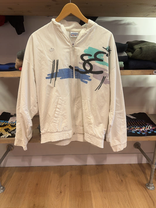 Vintage 1980's Stefan Edberg Tennis Adidas Jacket - M
