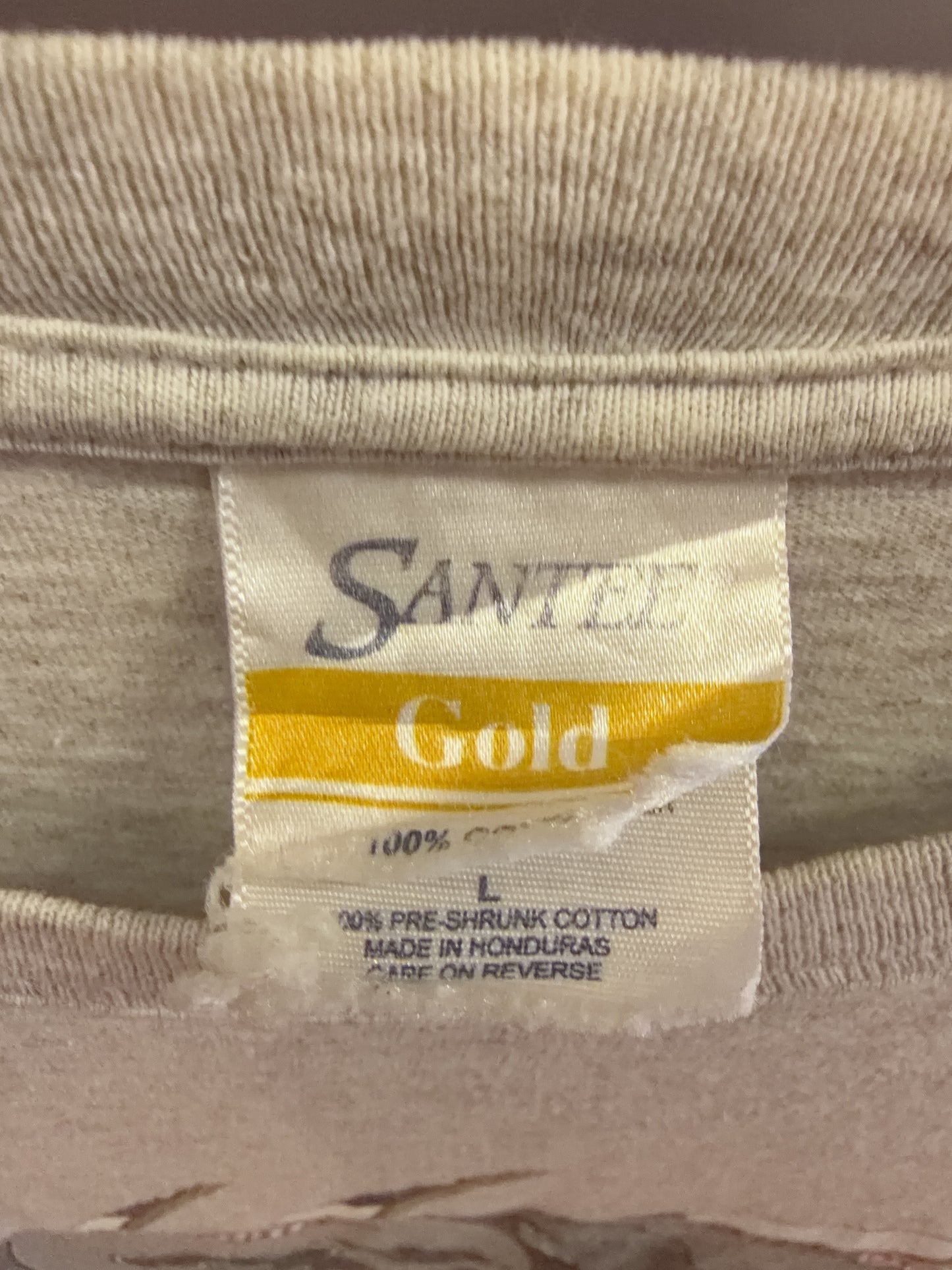 L - Santa Gold Racing Graphic T-Shirt