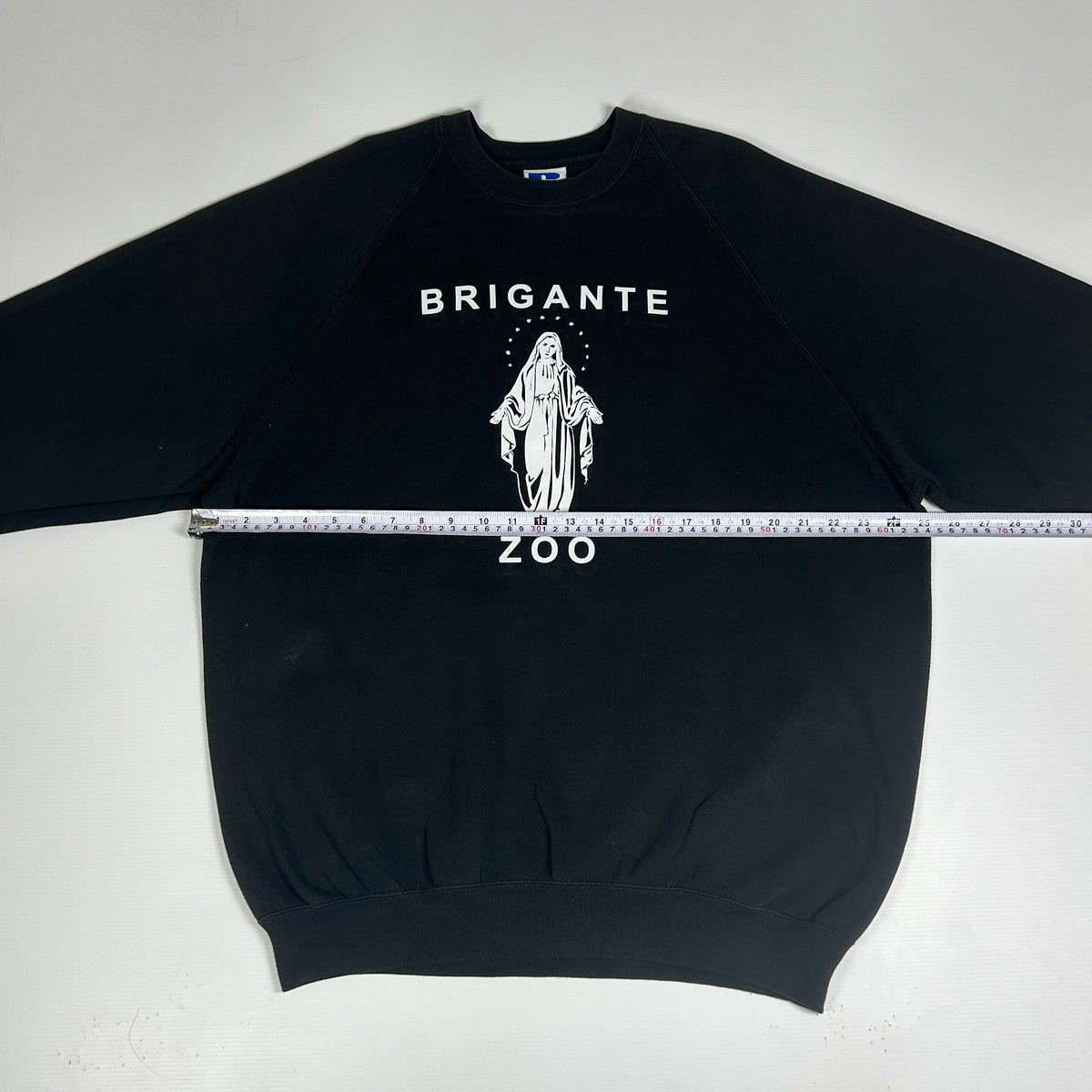 XL - Vintage 1990's Brigante Zoo Graphic Black Crewneck Sweatshirt