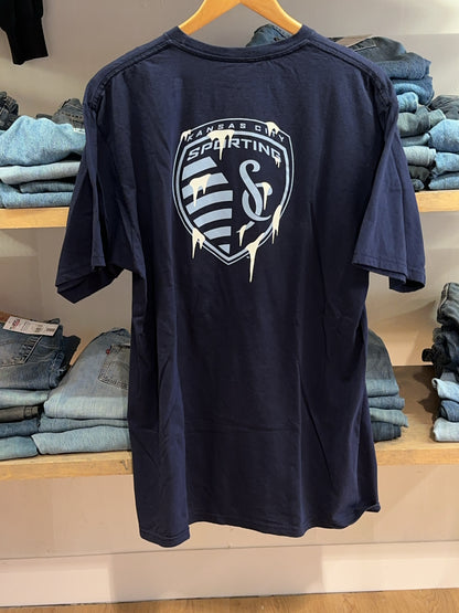 XXL - Adidas Sporting Kansas City MLS Cup 2013 Graphic T-Shirt