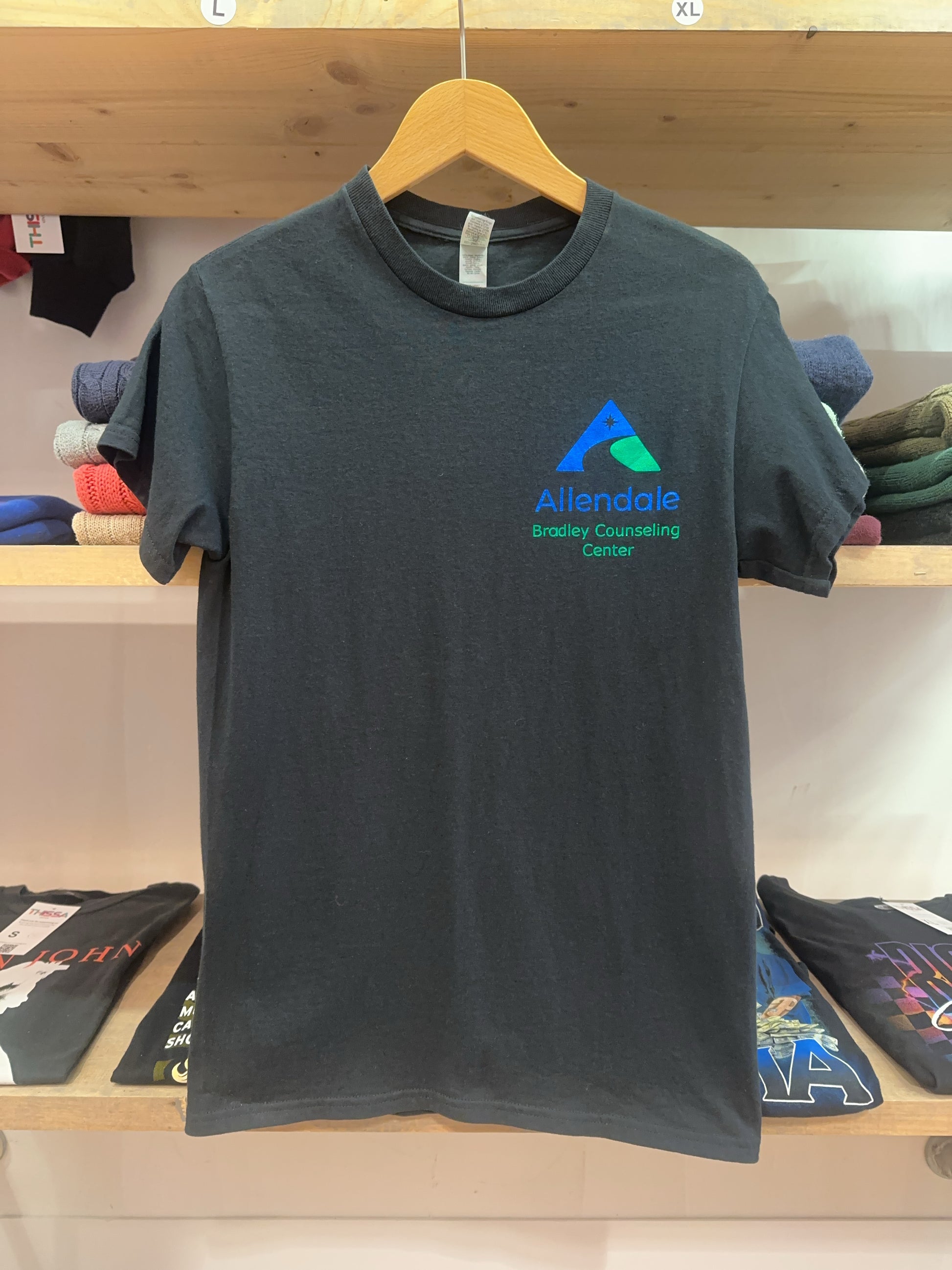 Allendale Bradley Counseling Center 45 Years Black T-Shirt