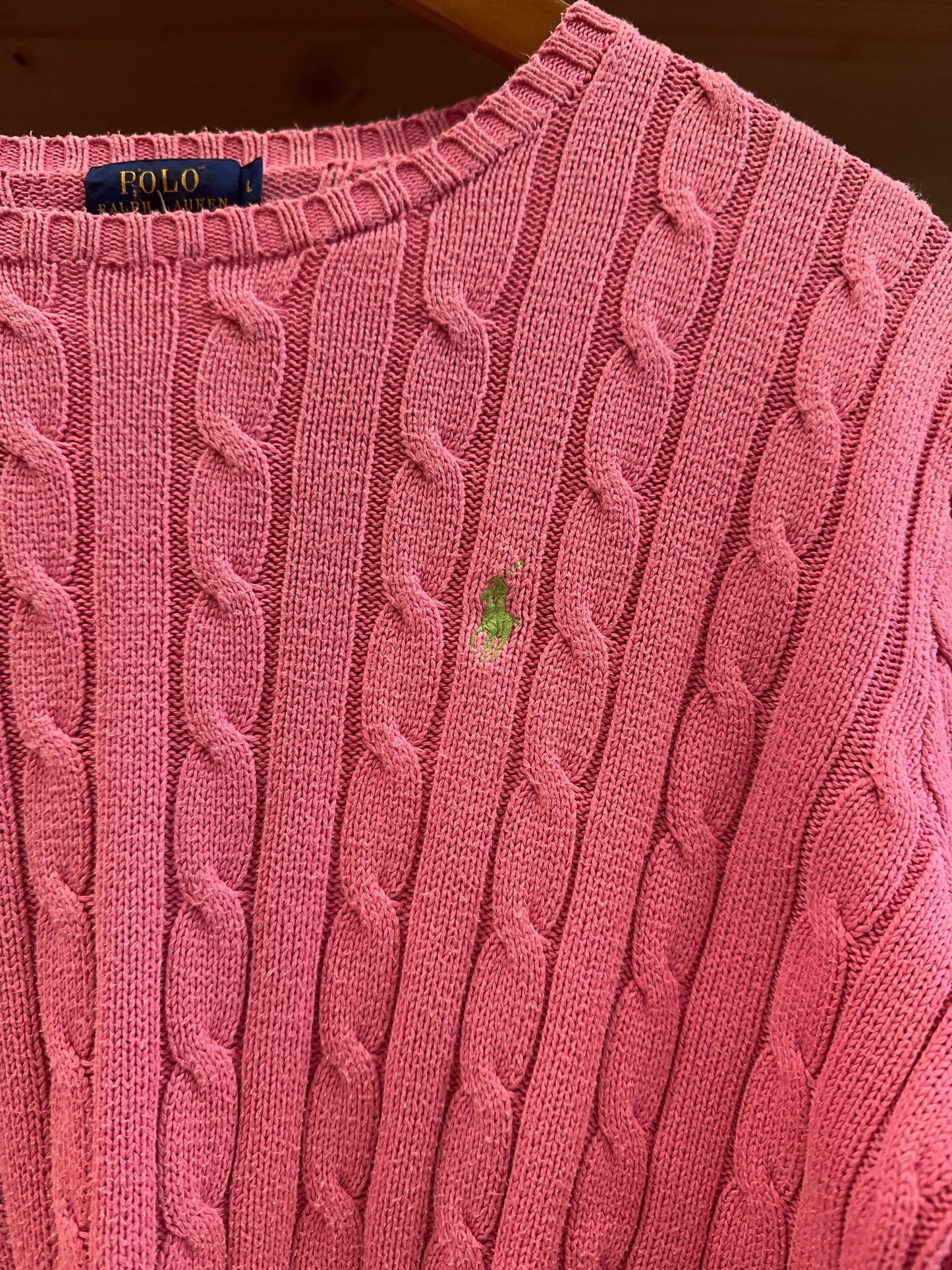 Ralph Lauren Cable Knit - L