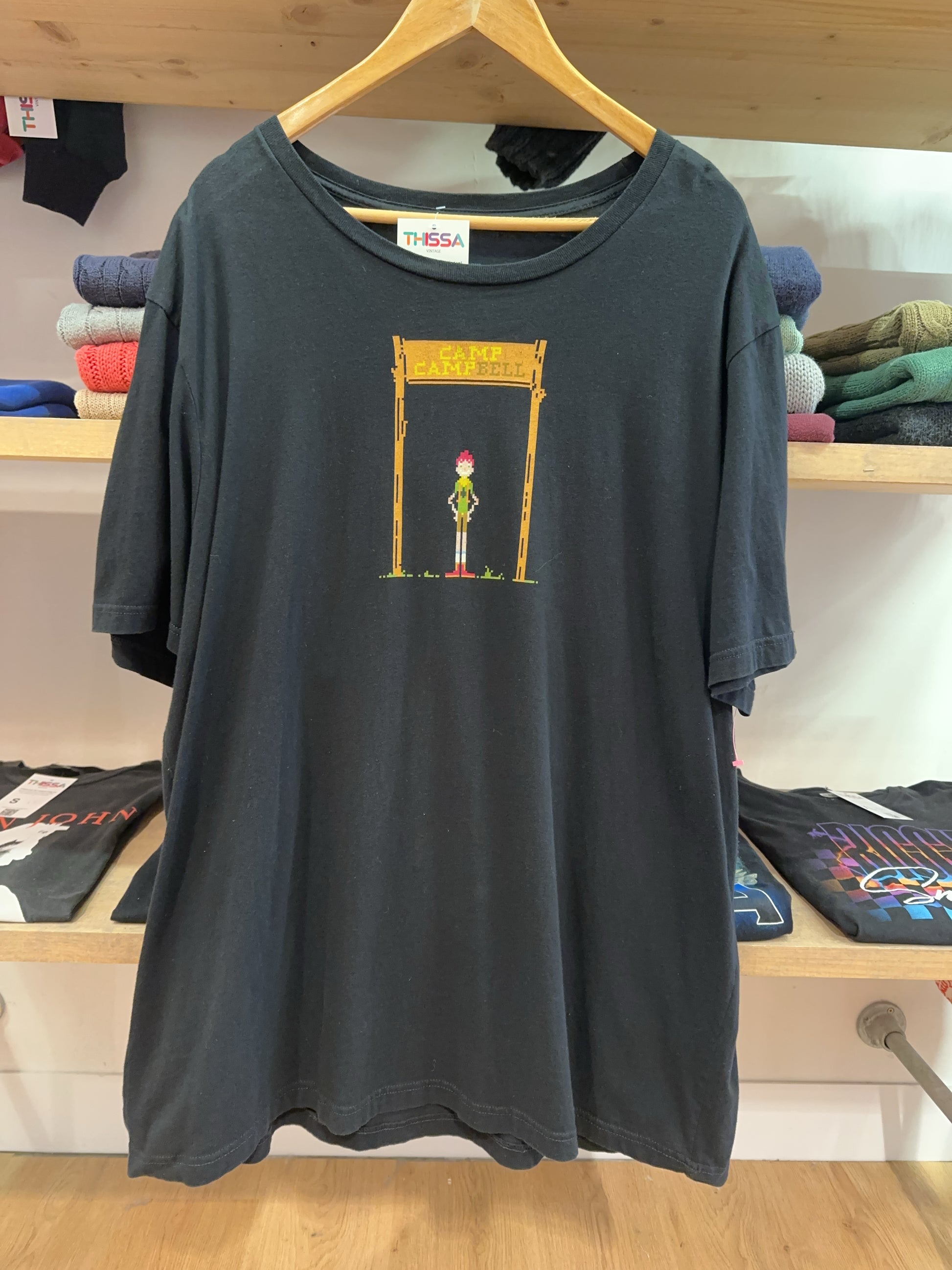 Black Camp Campbell Graphic T-Shirt