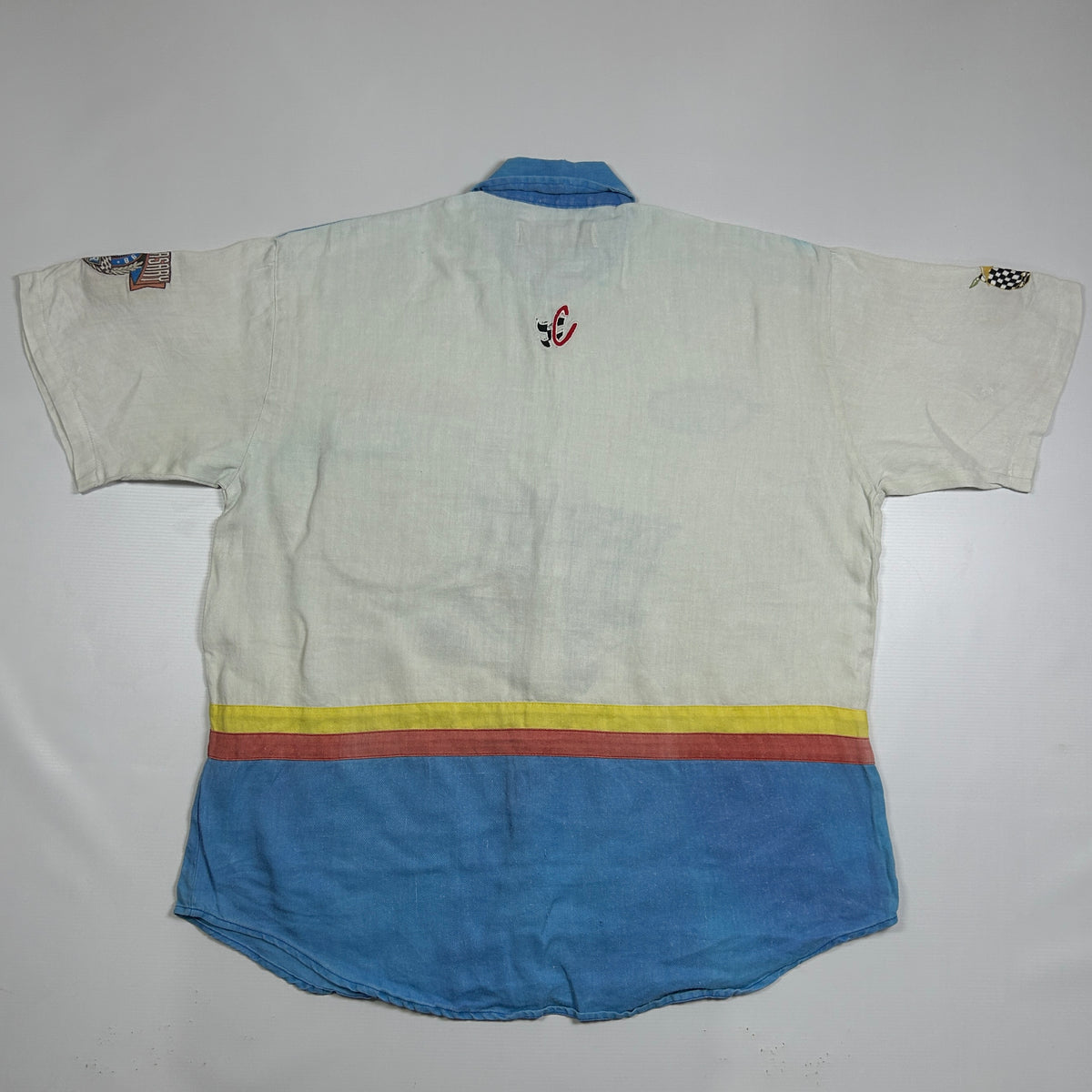 XL - Vintage 1990's Jeff Hamilton Miller Lite Racing Sponsor Button-Up Shirt