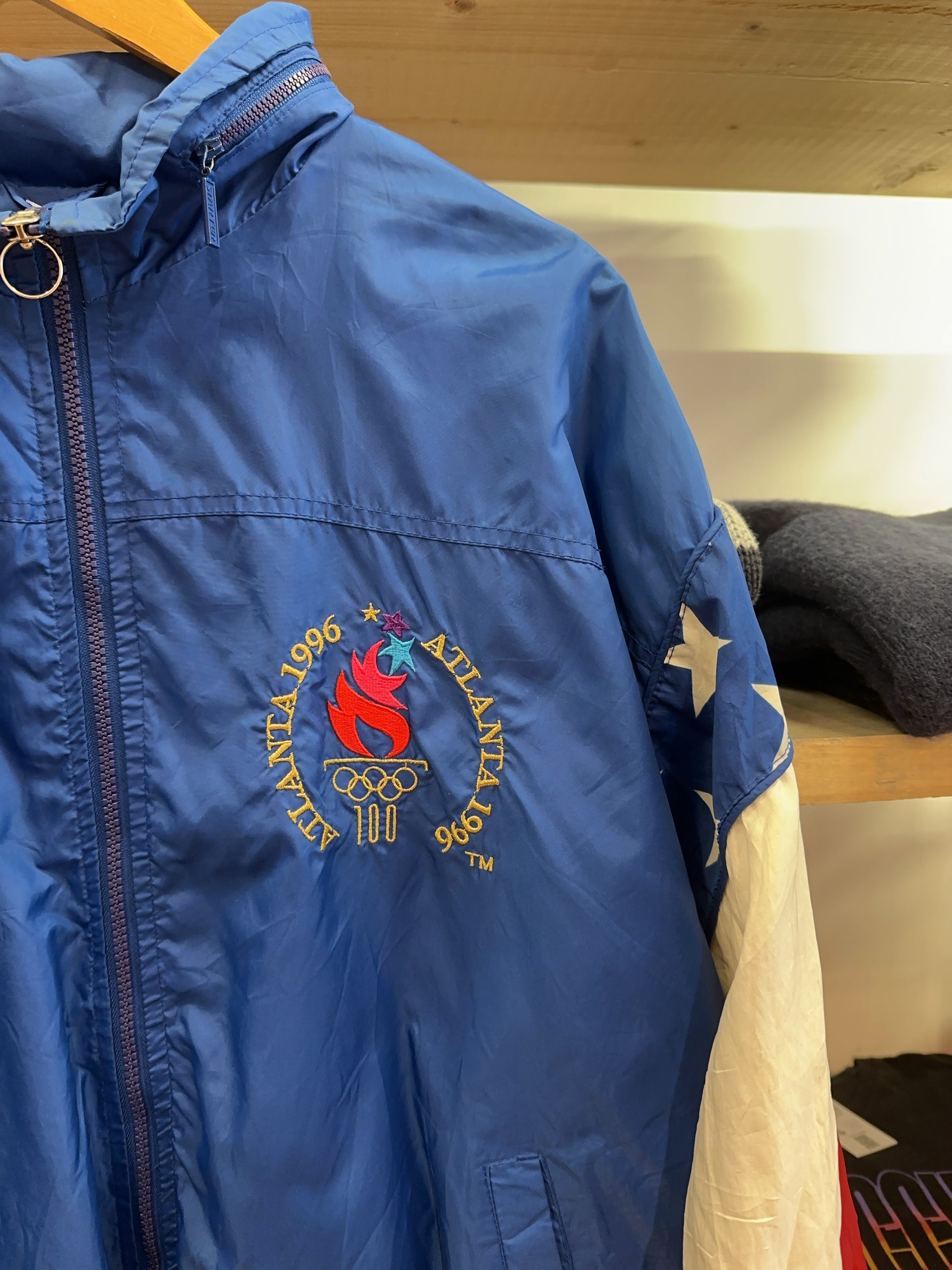 Vintage Atlanta 1996 Olympic Games Starter Jacket - M