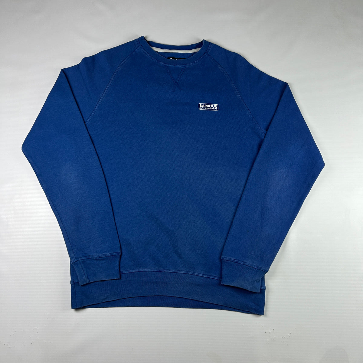 S - 2010's Barbour International Blue Sweatshirt