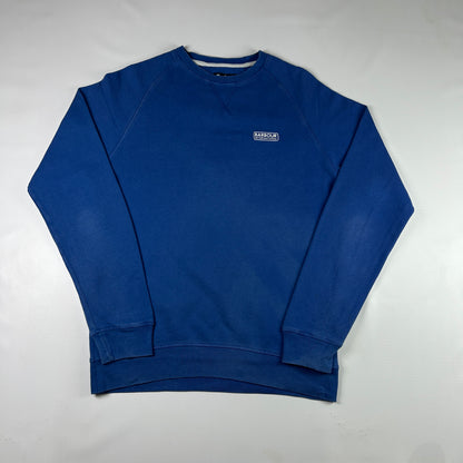 S - 2010's Barbour International Blue Sweatshirt