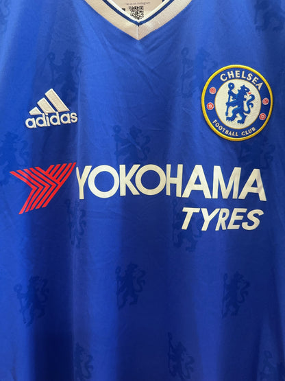 2016/17 Chelsea FC Fabregas #4 Home Football Shirt Long Sleeve
