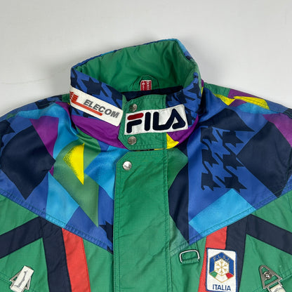 XL - 1990's FILA Italia Ski Team Vintage Puffer Vest Tomba