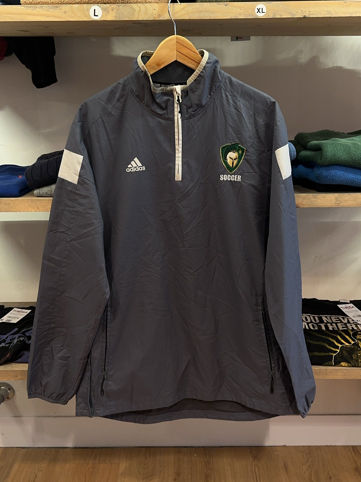 L - Vintage 2000's Adidas Spartans Jacket