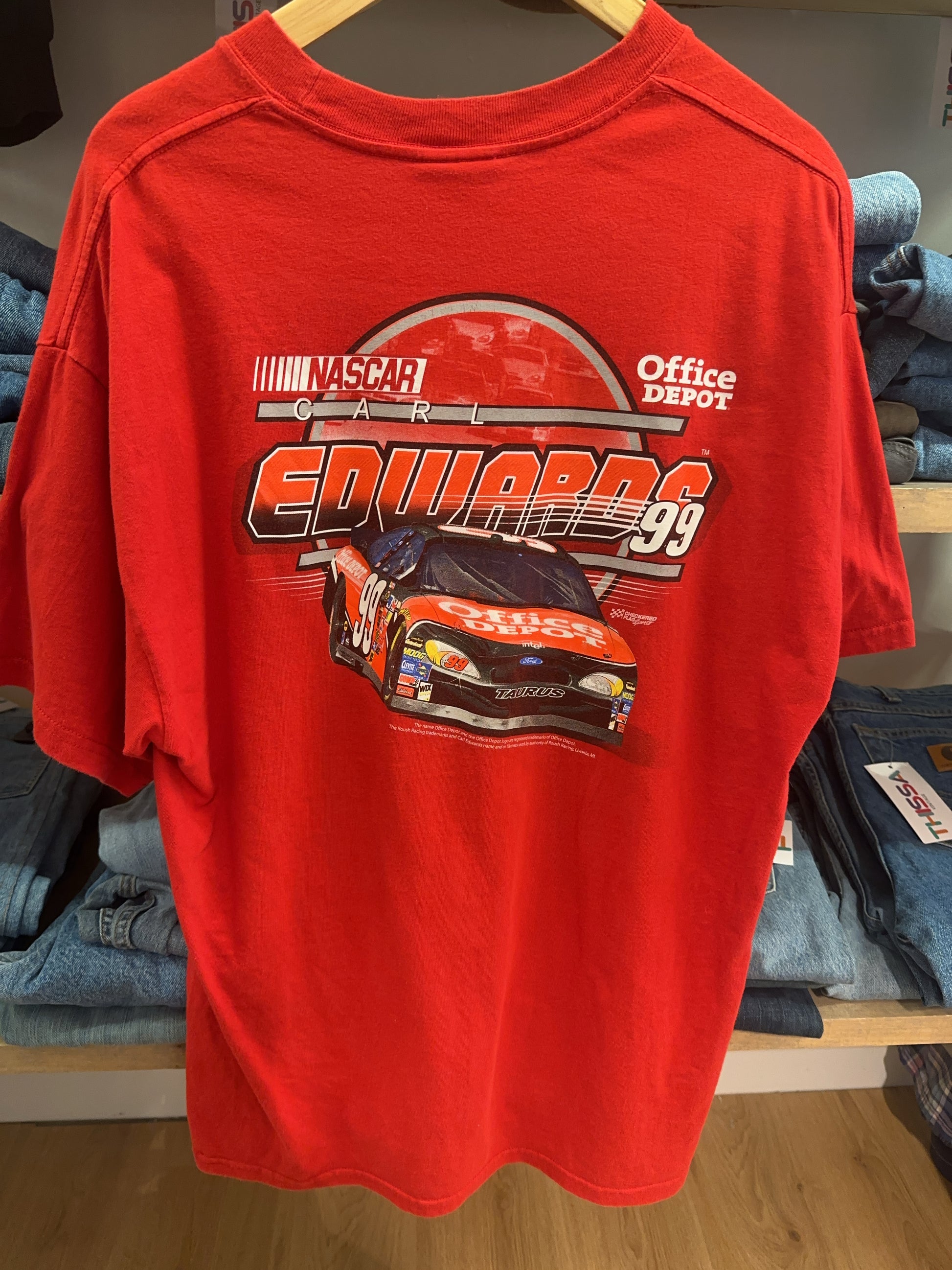 XL - Vintage Office Depot #99 Nascar Graphic T-Shirt