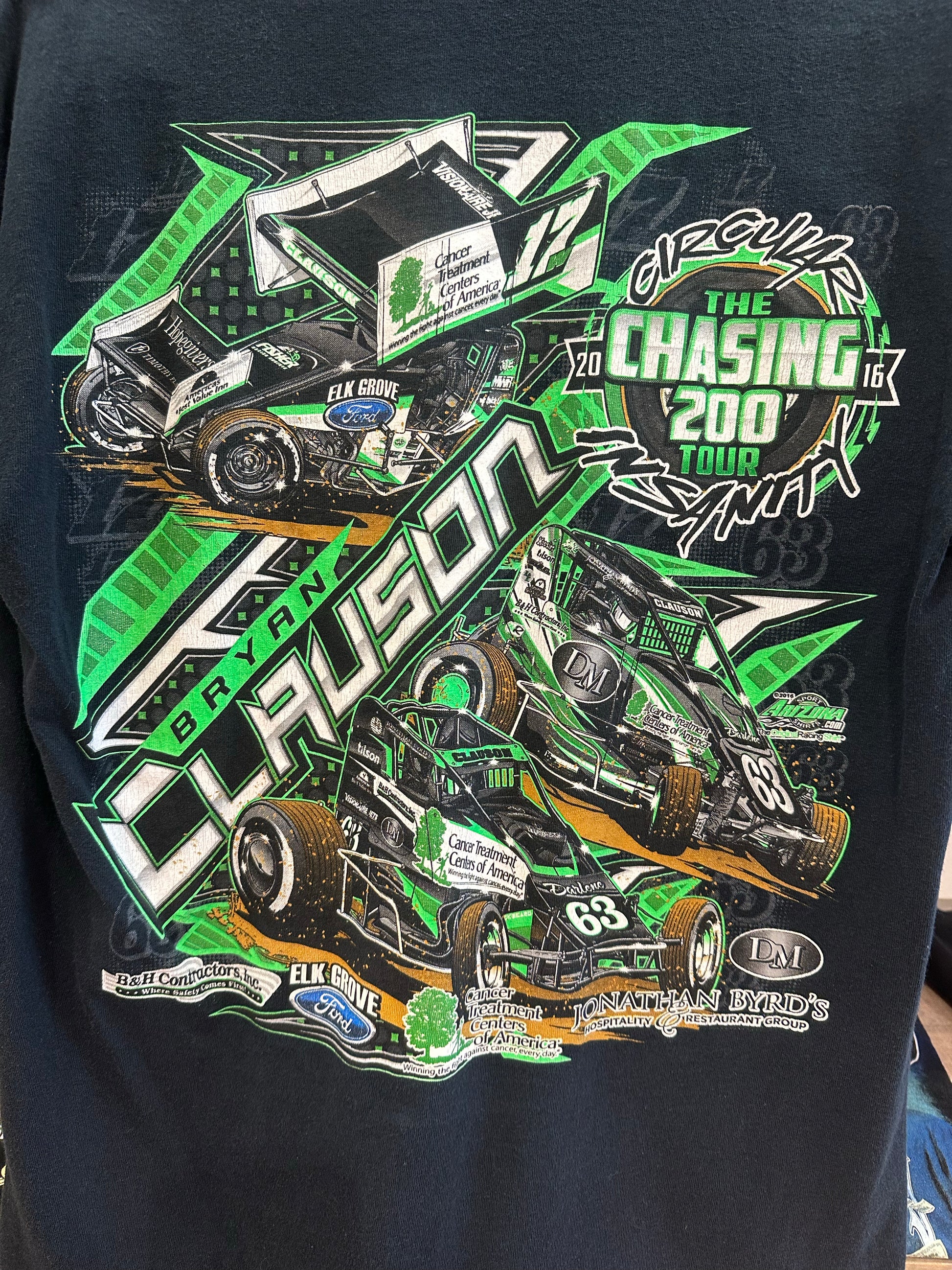 M - Bryan Clauson Chasing 200 Tour Graphic T-Shirt